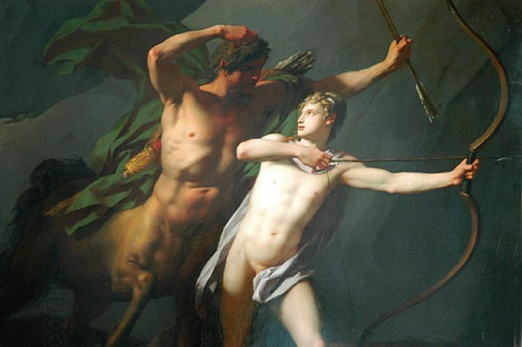 Baron Jean-Baptiste Regnault The Education of Achilles oil painting picture